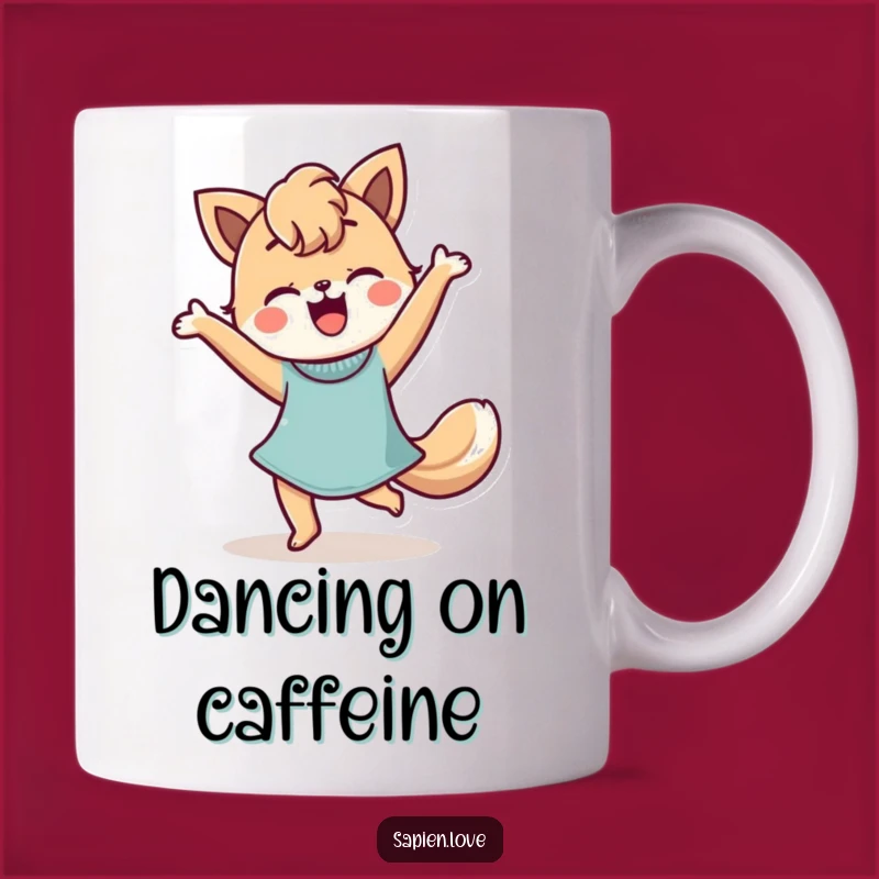 Funny Animal Feature Dancer Mug: A Joyful Sip for Coffee Lovers, Perfect Funny Gift!