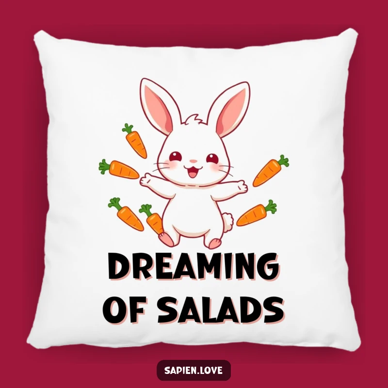 Funny Rabbit Performer Pillow: Cozy Comfort for Whimsical Relaxation