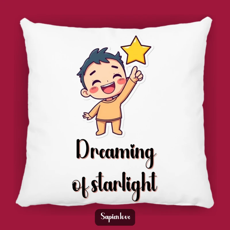 Funny Kawaii Star Pillow: Cozy Dreamer's Delightful Humor Gift