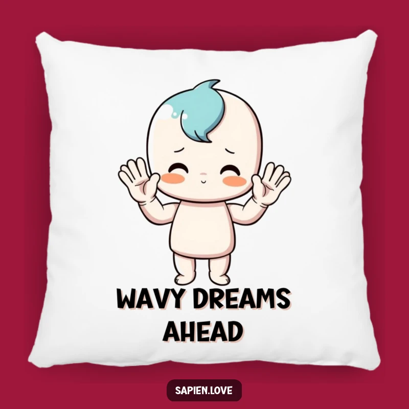 Funny Waving Man Pillow: Cuddle Up with a Hilarious Greeting