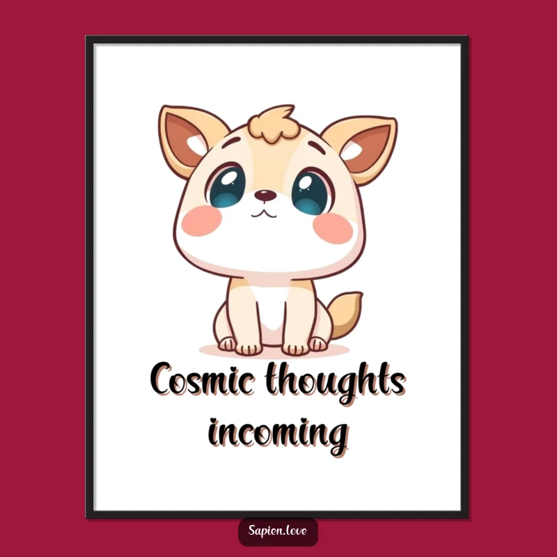 Instant Funny Curious Animal Character Art: Downloadable Wonder, Perfect Digital Funny Gift!