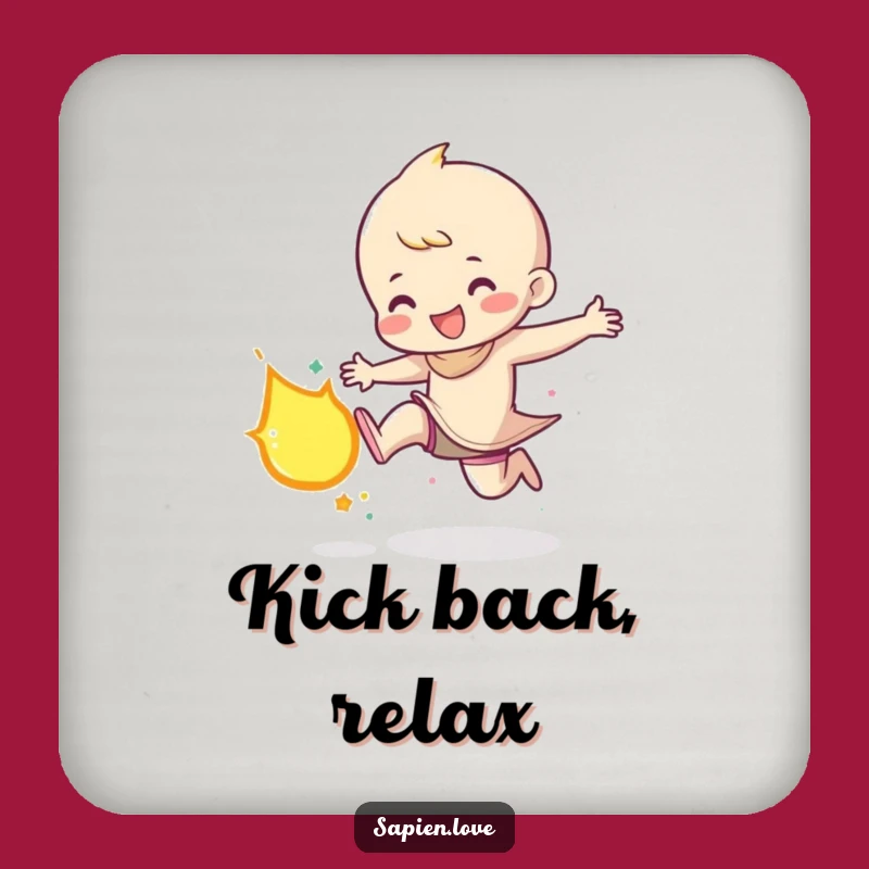 Funny Meteor Kicker Coaster: Protect Surfaces with Cosmic Power