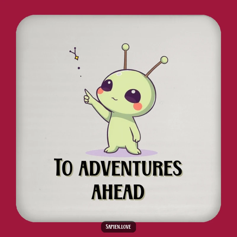 Funny Alien Constellation Coasters: Protect Surfaces with Cosmic Charm