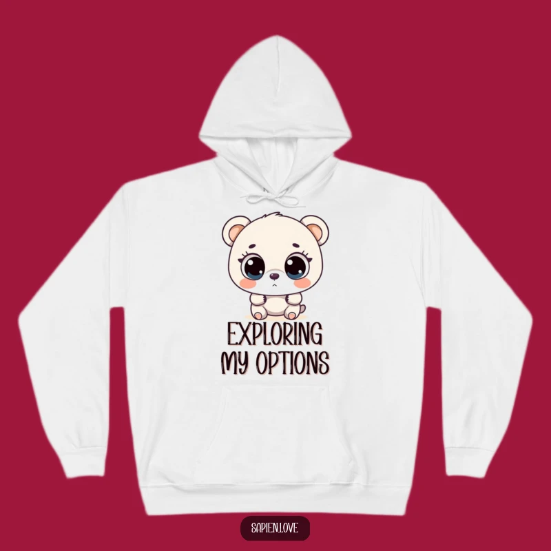Funny Bear Explorer Hoodie: Cozy Comfort for Your Curious Journeys