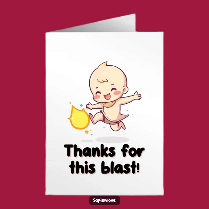 Free Printable Thank You Card: Meteor Thanks - Enthusiastic Downloadable Note