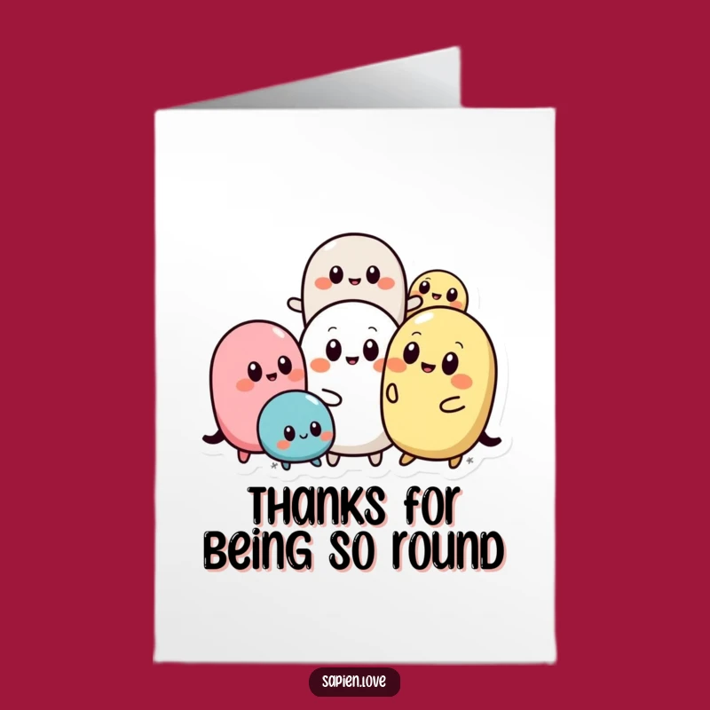 Free Printable Thank You Card: Shapes Send Thanks - Downloadable