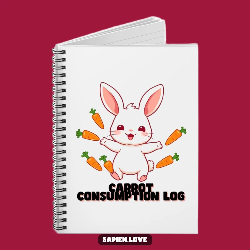 Funny Rabbit Juggler Notebook: Whimsical Journal for Creative Ideas
