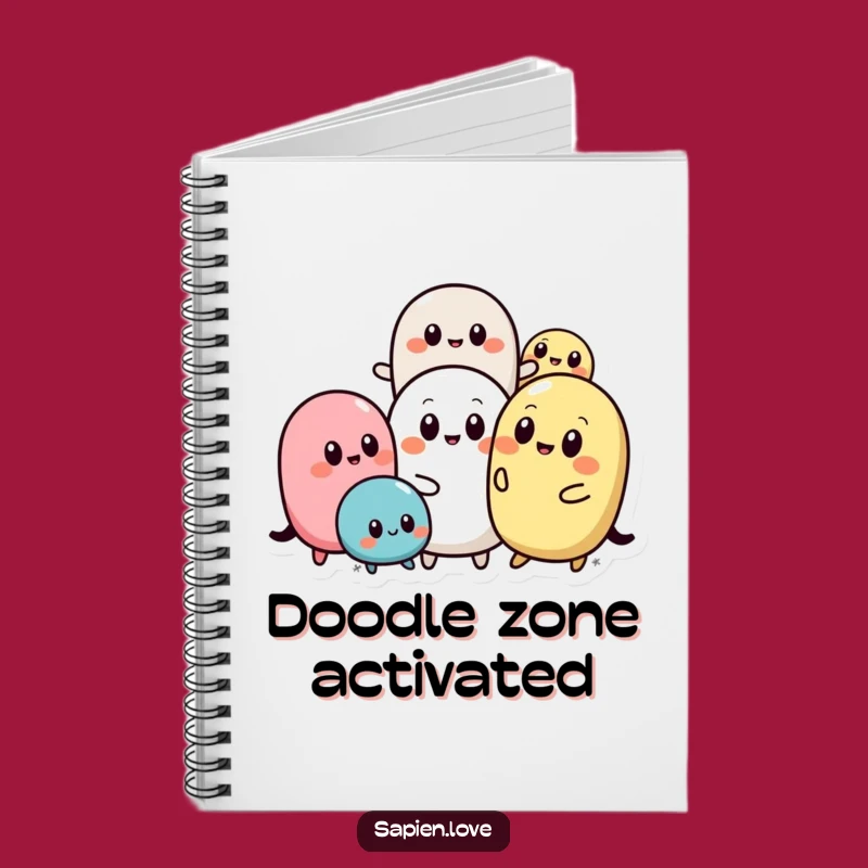 Funny Abstract Pals Notebook: Playful Shapes with Eyes, Journal Humorous Ideas