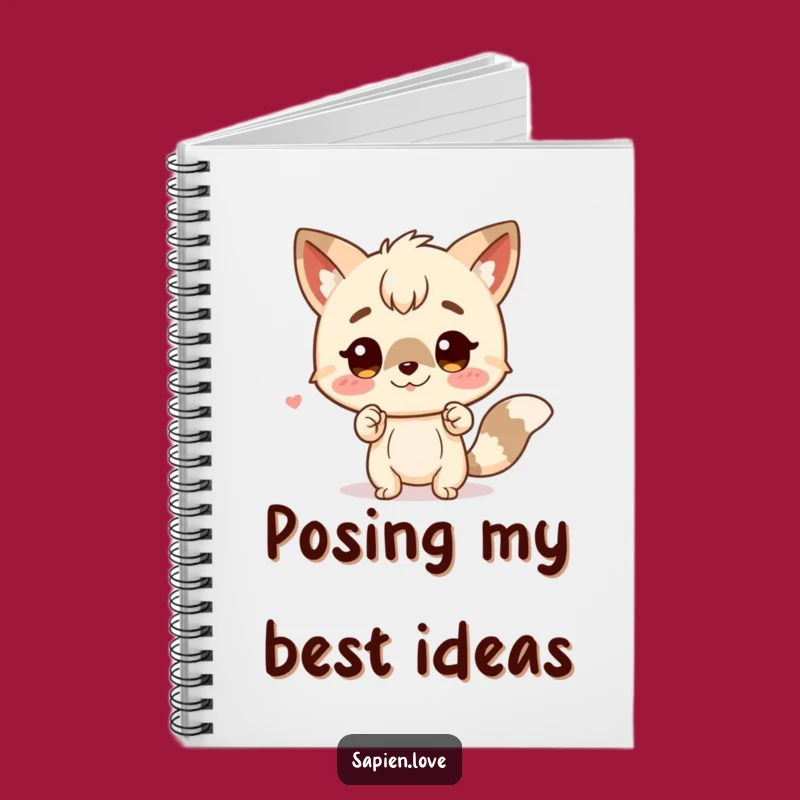 Funny Animal Character Pose Notebook - Jot Down Your Charming Ideas