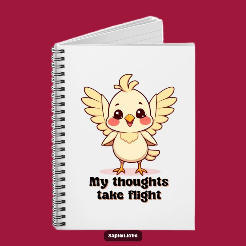 Funny Bird Joy Notebook: Jot Down Happy Flights - Journal Gift