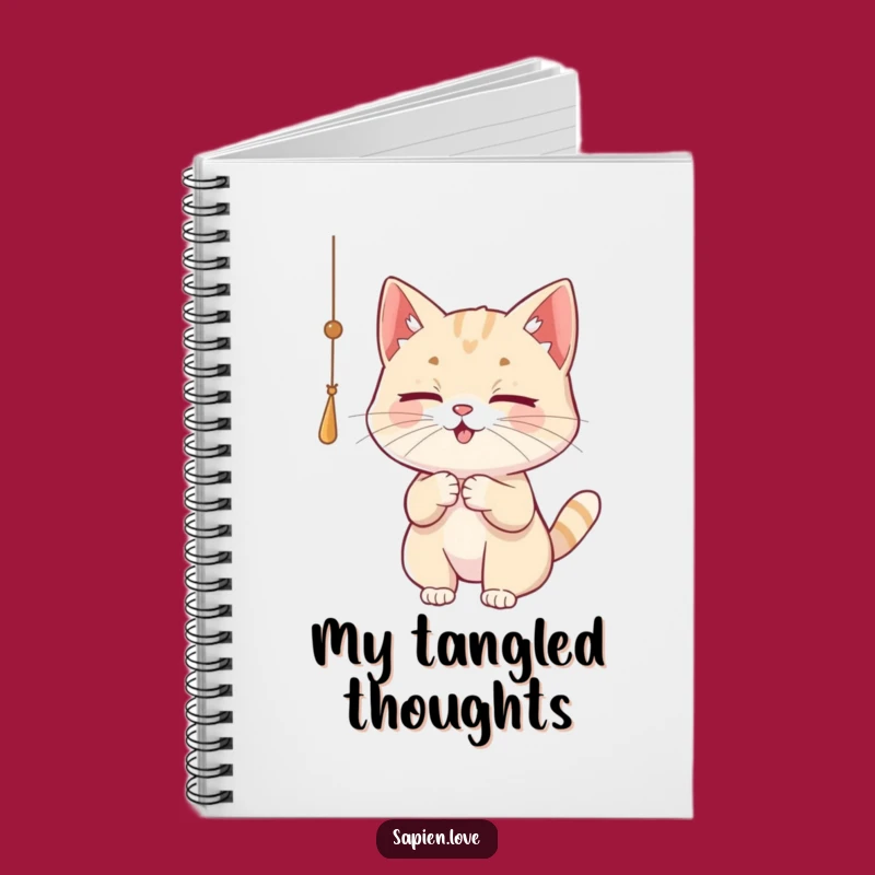 Funny Cat Notebook - Playful Kitty Journal for Cat Thoughts