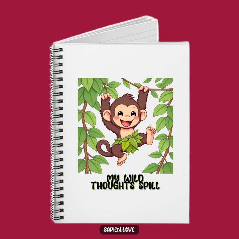 Funny Kawaii Primate Notebook: Jot Down Wild Ideas