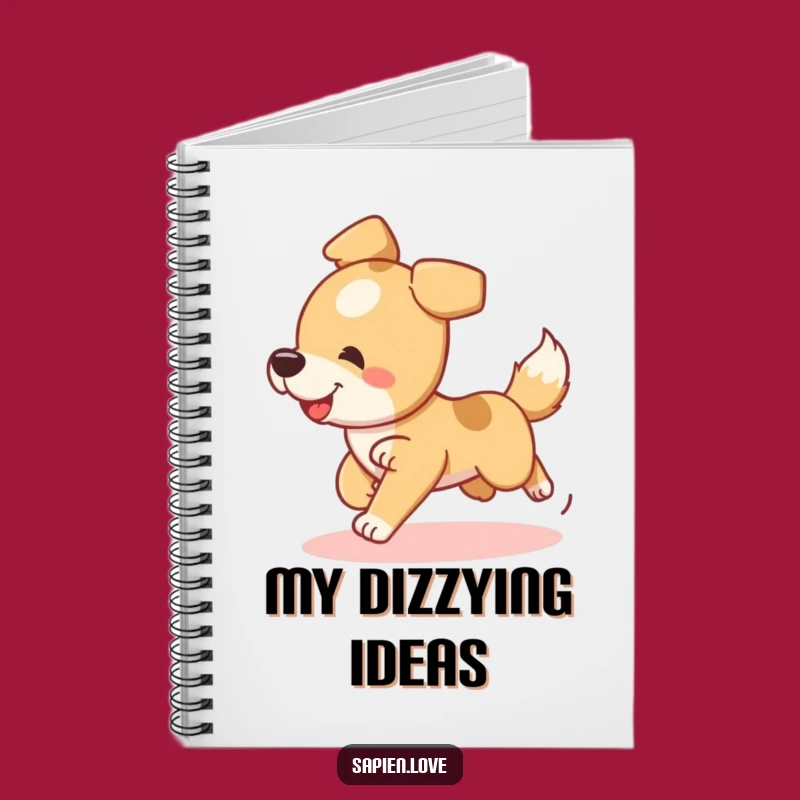 Funny Playful Dog Notebook - Silly Canine Journal for Dog Thoughts