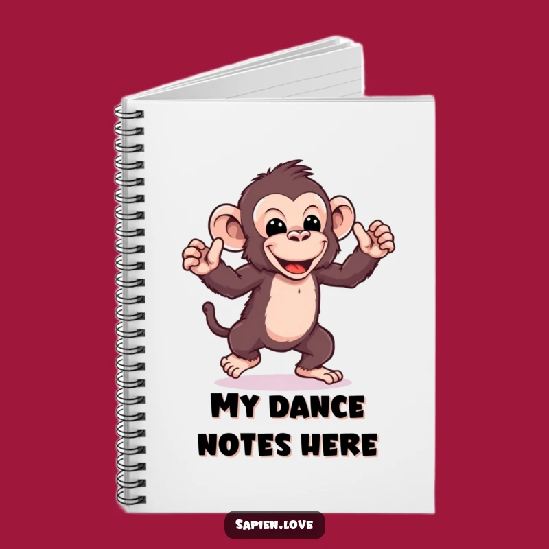 Funny Kawaii Ape Dance Notebook: Choreograph Your Thoughts