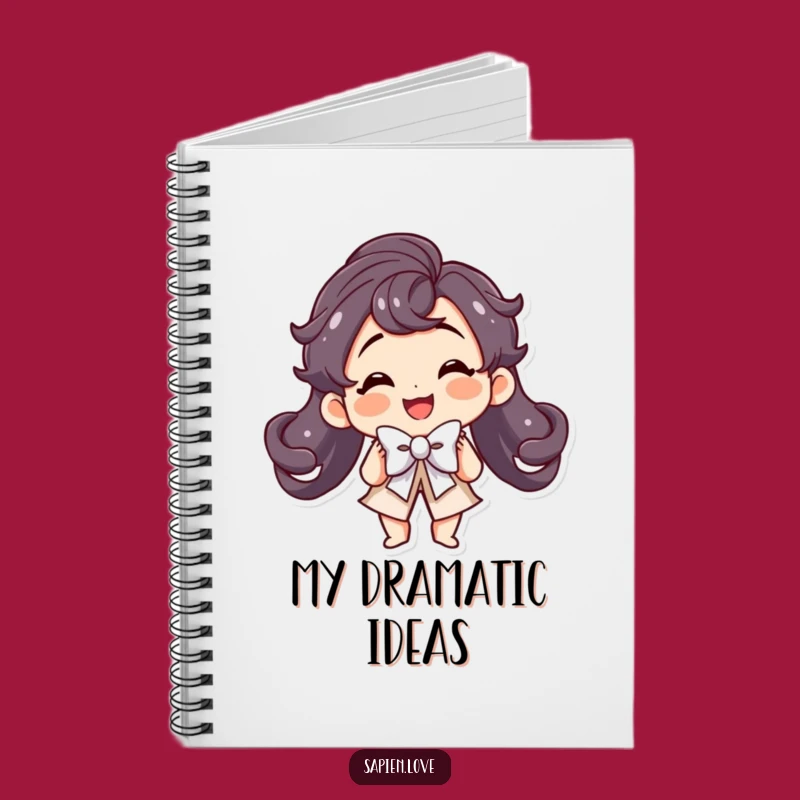 Funny Kawaii Script Notebook: Jot Down Ideas with Theatrical Flair