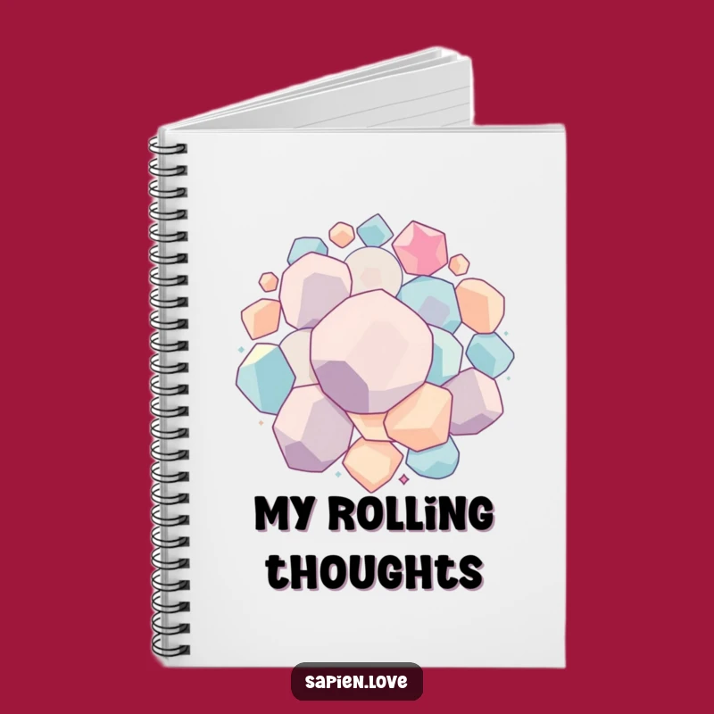 Funny Geometric Bounce Notebook: Rolling Forms, Journal Humorous Ideas