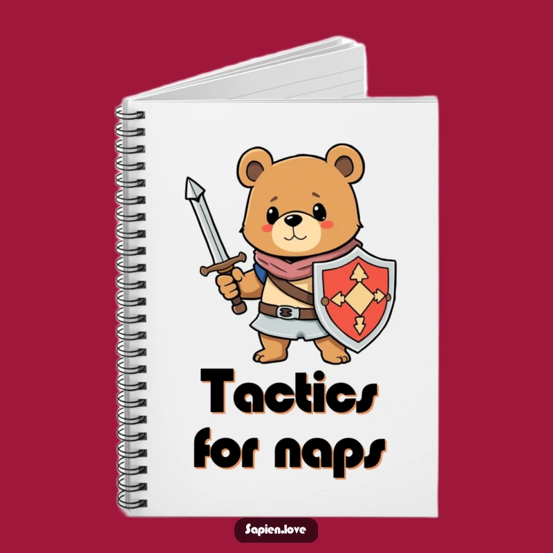 Funny Bear Knight Notebook: Warrior Journal for Brave Ideas & Plans