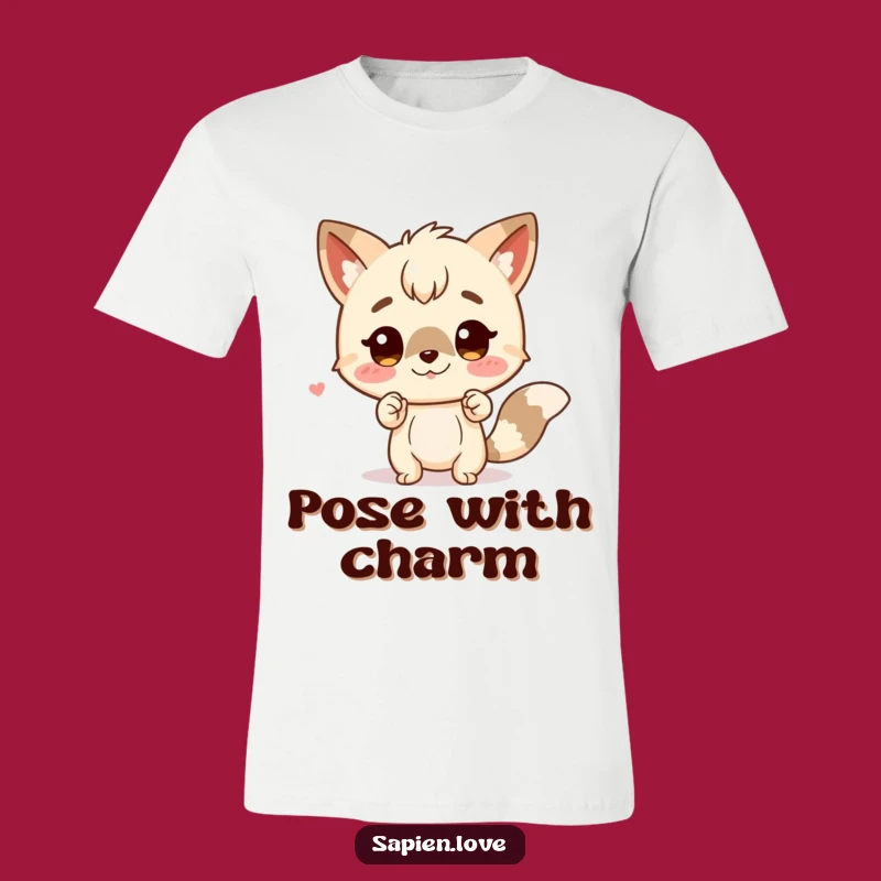 Funny Animal Character Pose T-Shirt - Show Your Charming Humor