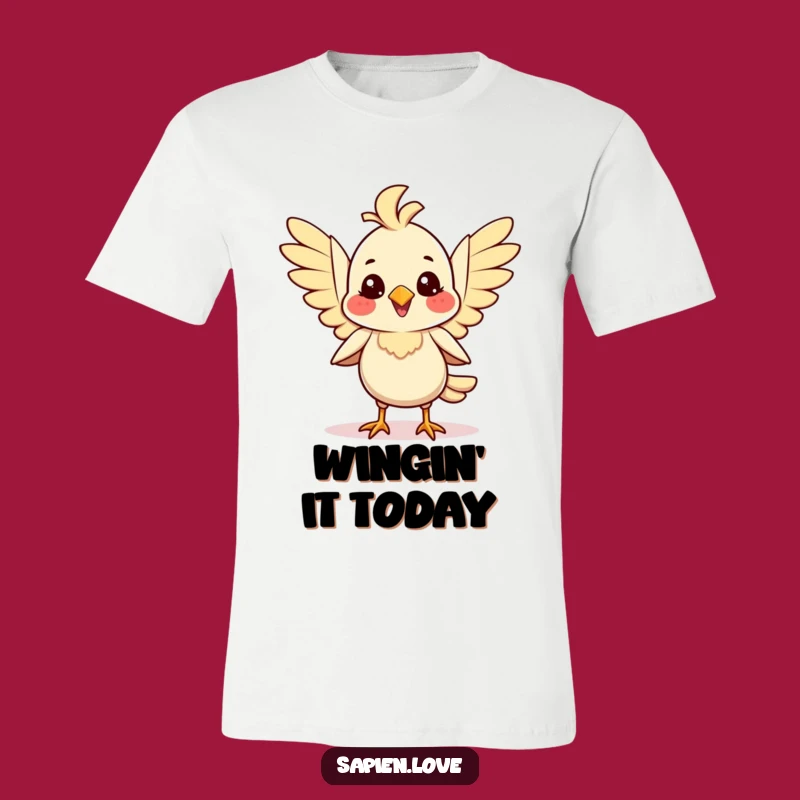 Funny Bird Joy T-Shirt: Flap Your Way to Fun - Happy Tee