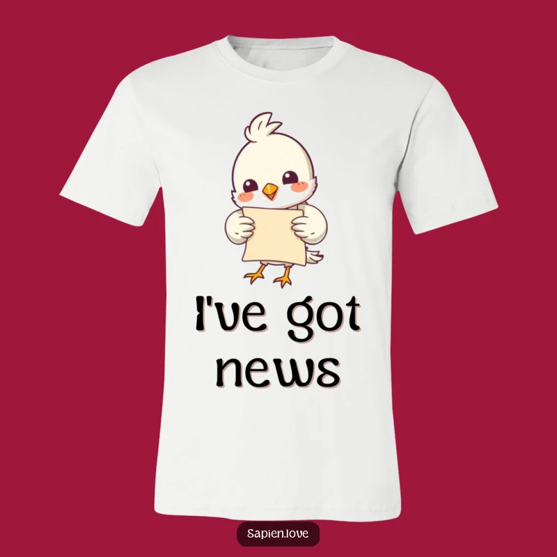 Funny Bird Scroll T-Shirt: Wearable Humor for Avian Enthusiasts and Joke Lovers