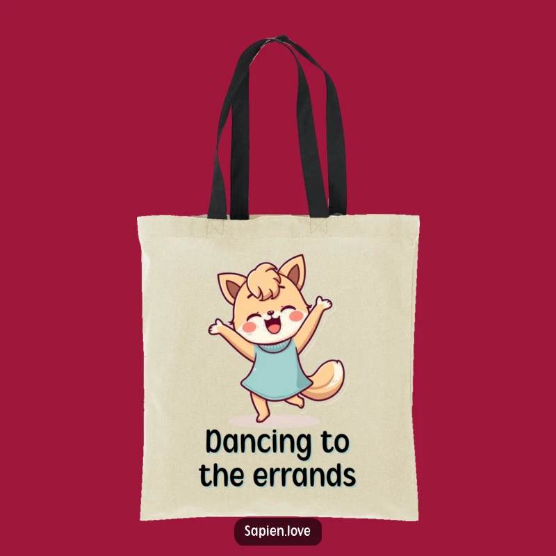 Funny Animal Feature Dancer Tote Bag: Carry Your Style with This Joyful & Chic Bag!
